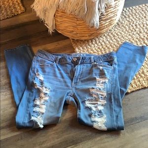 American eagle lighter blue jeans